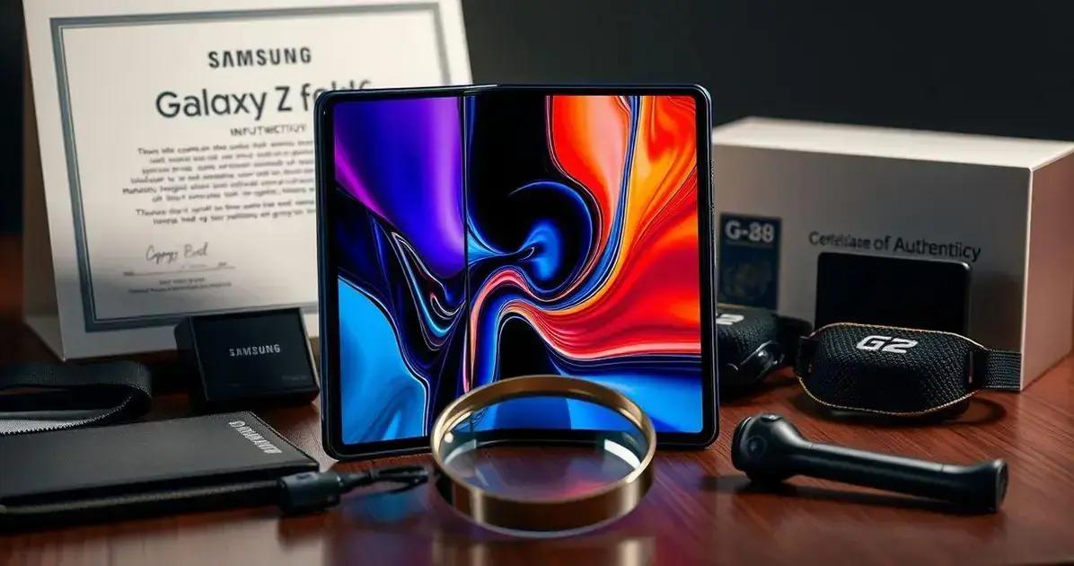 Como identificar se o Samsung Galaxy Z Fold6 é original?