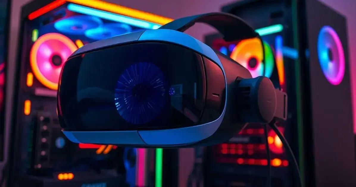 Conexão física dos óculos de realidade virtual ao PC Conexão física dos óculos de realidade virtual ao PC