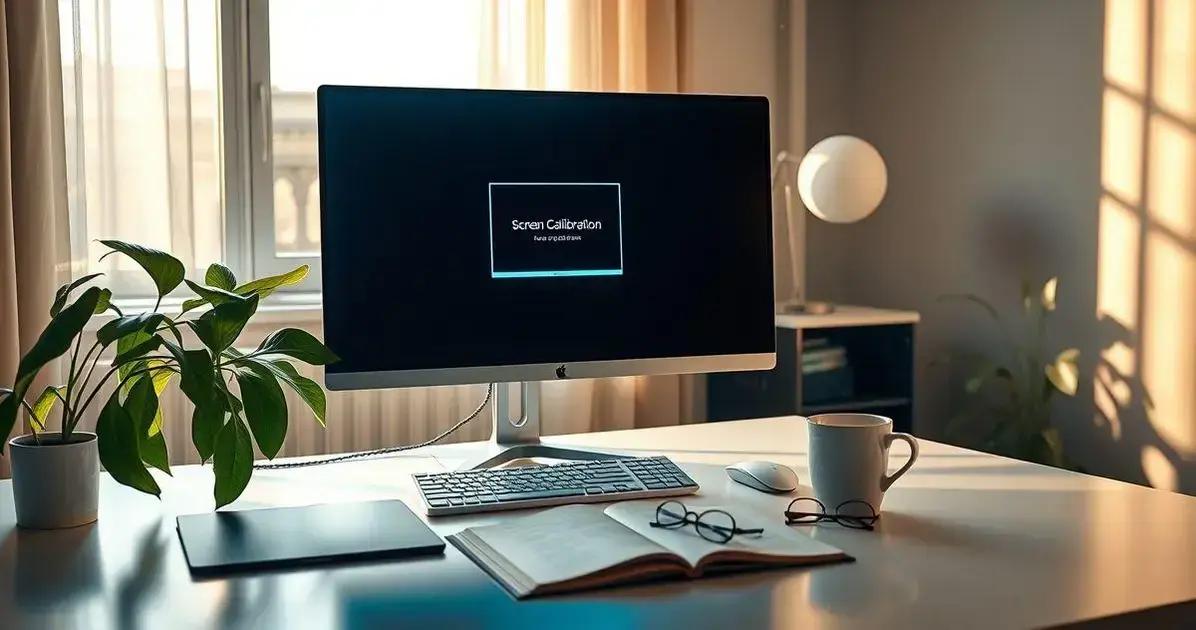 Considere uma recalibração da tela Considere uma recalibração da tela