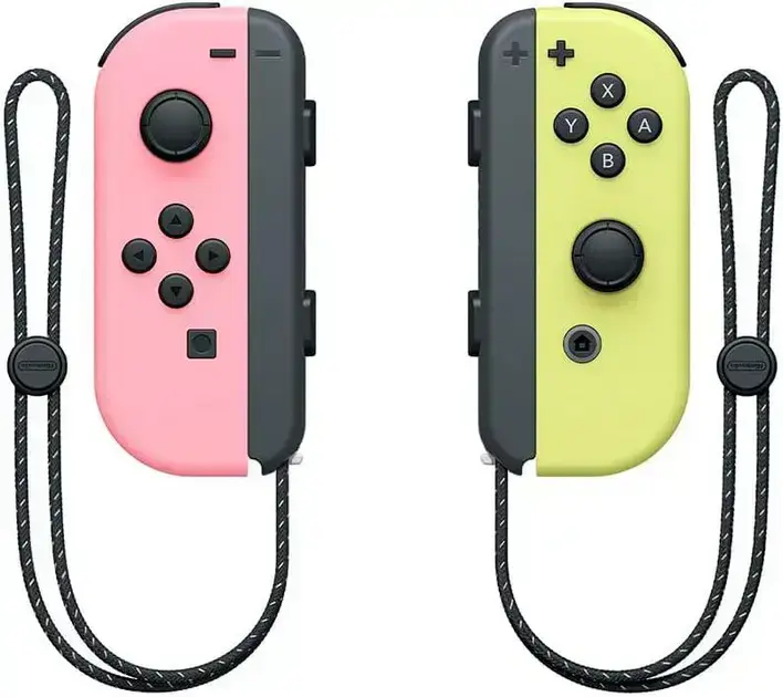 Controle Joy-Con Nintendo Switch Rosa e Amarelo