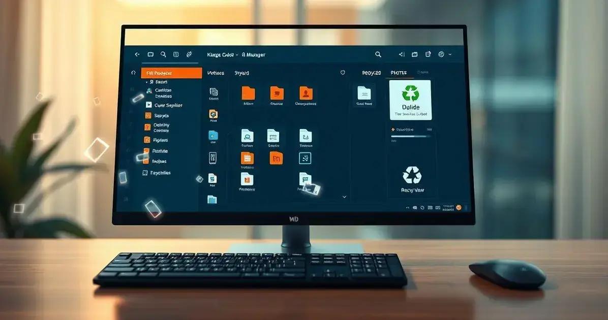 Funcionalidades principais do gerenciador de arquivos Funcionalidades principais do gerenciador de arquivos