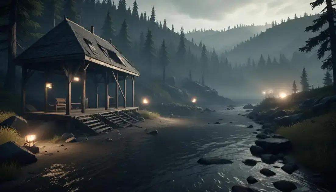 Melhorias com RTX Mega Geometry em Alan Wake 2