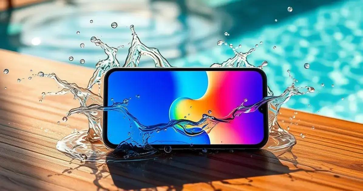 O Samsung Galaxy A25 é resistente à água?