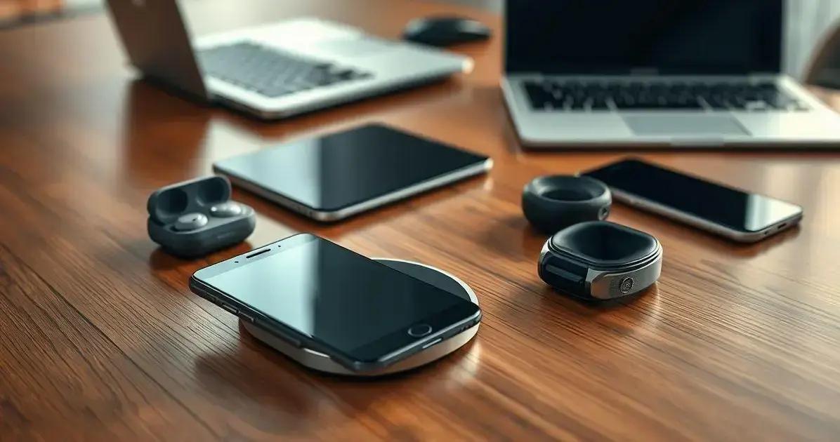 Quais dispositivos são compatíveis com Qi Wireless Charging?