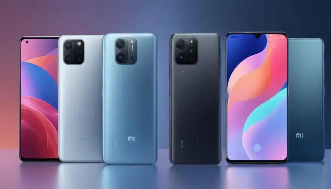 Comparativo com outros modelos da Xiaomi