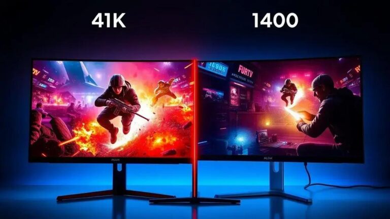 Monitor 4K vs. 1440p para Jogos – Qual Vale Mais a Pena?