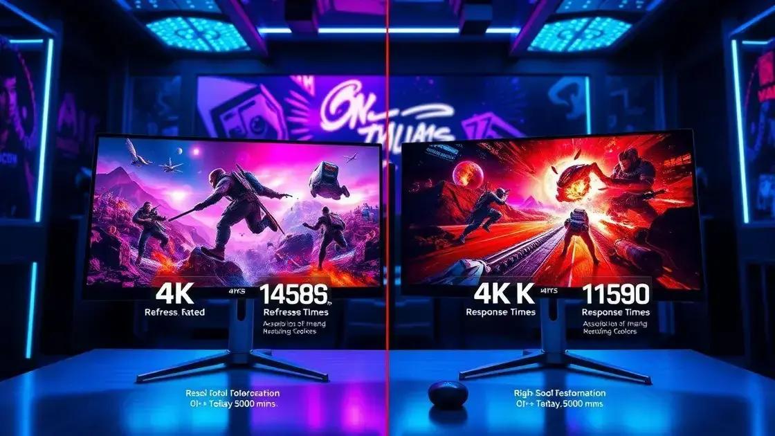 Diferenças entre Monitores 4K e 1440p Diferenças entre Monitores 4K e 1440p