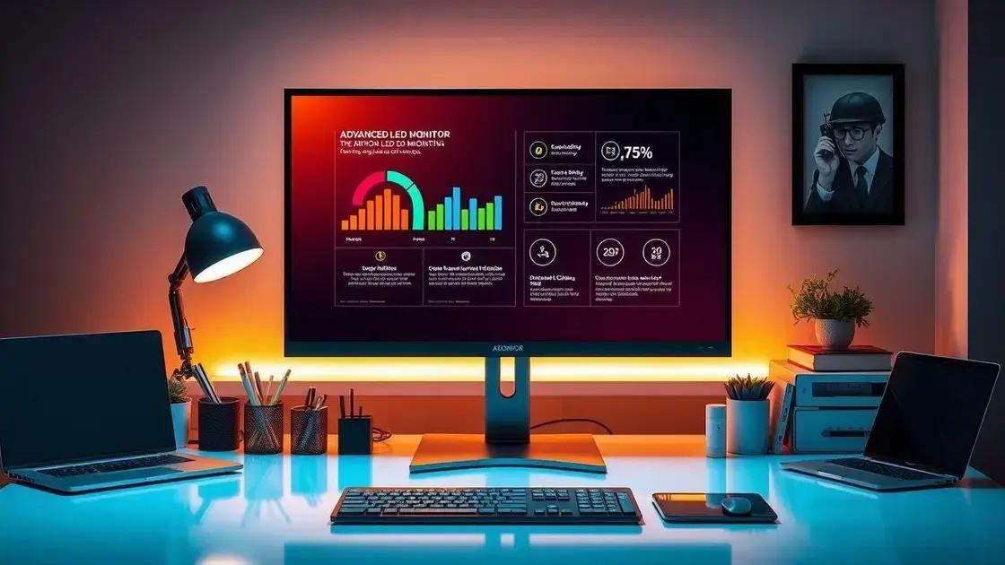 Vantagens dos Monitores LED Vantagens dos Monitores LED