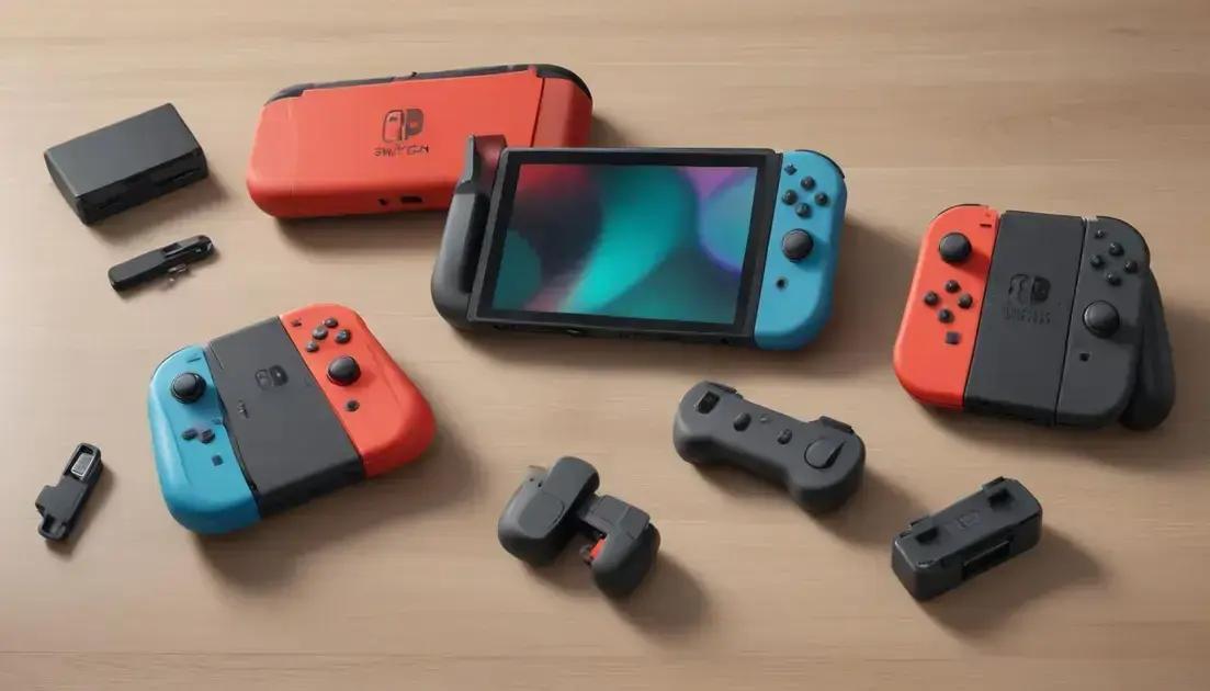 Principais Acessórios para Nintendo Switch 2 Principais Acessórios para Nintendo Switch 2